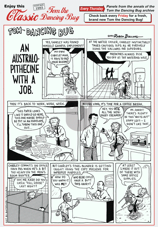 Tom the Dancing Bug on Thursday June 6, 2019 Comic Strip