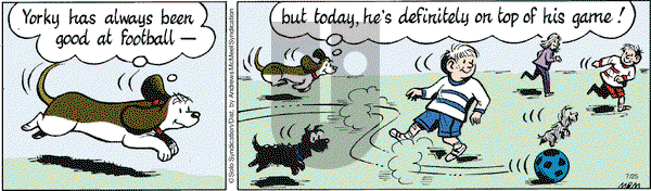 Fred Basset on Wednesday July 25, 2018 Comic Strip