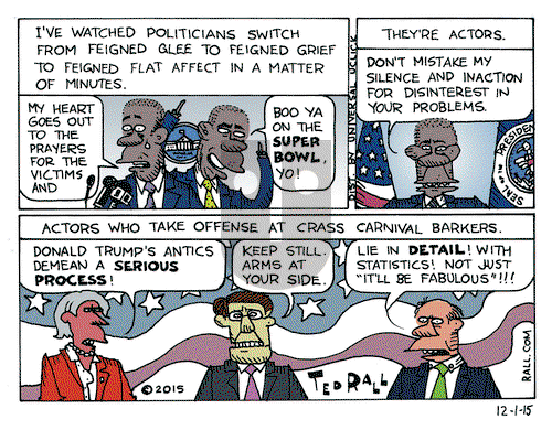 Ted Rall on Tuesday December 1, 2015 Comic Strip