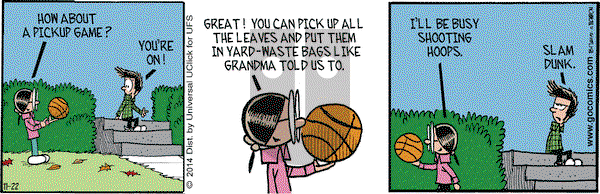 Grand Avenue on Saturday November 22, 2014 Comic Strip