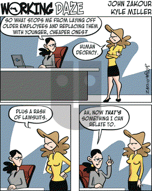 Working Daze on Wednesday October 25, 2006 Comic Strip