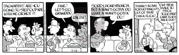 Drabble on Friday March 24, 2006 Comic Strip