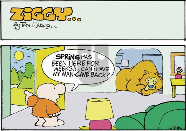 Ziggy on Sunday April 5, 2020 Comic Strip