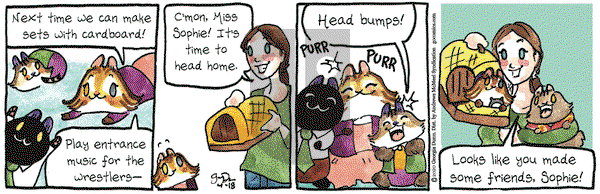 Breaking Cat News on Saturday April 18, 2020 Comic Strip