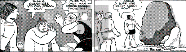 Alley Oop on Thursday July 21, 2005 Comic Strip