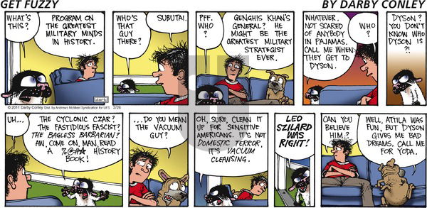 Get Fuzzy on Sunday February 26, 2017 Comic Strip