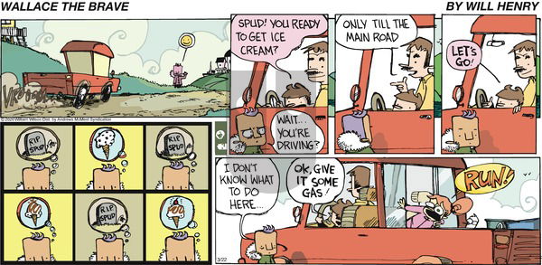 Wallace the Brave on Sunday March 22, 2020 Comic Strip