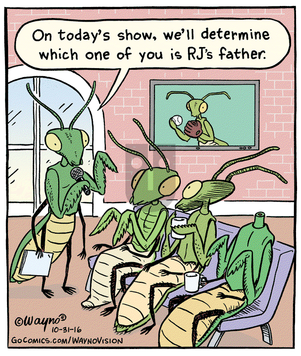WaynoVision - Monday October 31, 2016 Comic Strip