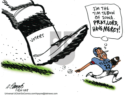 Henry Payne - Monday December 19, 2011 Comic Strip