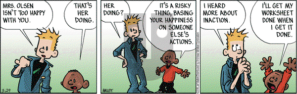 Frazz on Thursday March 29, 2018 Comic Strip