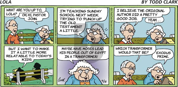 Lola on Sunday September 18, 2011 Comic Strip