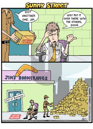 Sunny Street on Thursday February 20, 2014 Comic Strip
