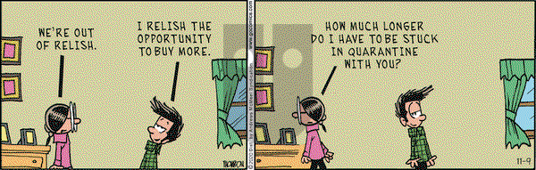 Grand Avenue on Monday November 9, 2020 Comic Strip