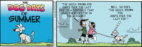 Grand Avenue on Wednesday August 8, 2018 Comic Strip