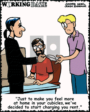 Working Daze on Saturday October 19, 2002 Comic Strip