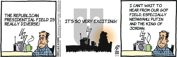 La Cucaracha - Friday March 13, 2015 Comic Strip