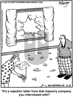 Close to Home on Wednesday November 3, 1999 Comic Strip