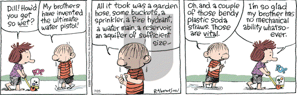 Cul de Sac on Thursday July 25, 2019 Comic Strip