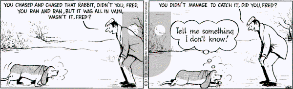 Fred Basset on Wednesday March 19, 2008 Comic Strip