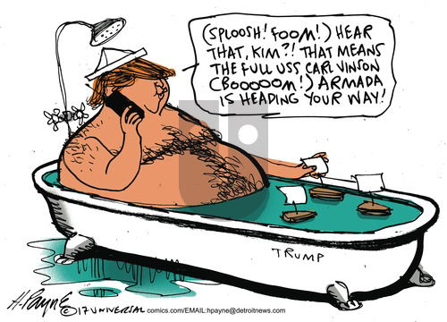 Henry Payne on Sunday April 23, 2017 Comic Strip