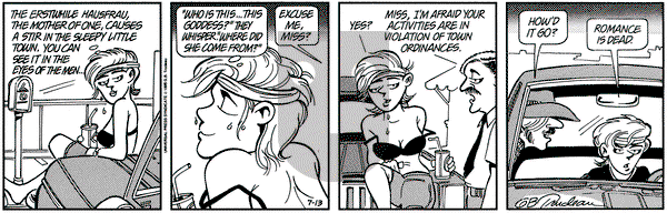 Doonesbury on Thursday July 13, 1995 Comic Strip