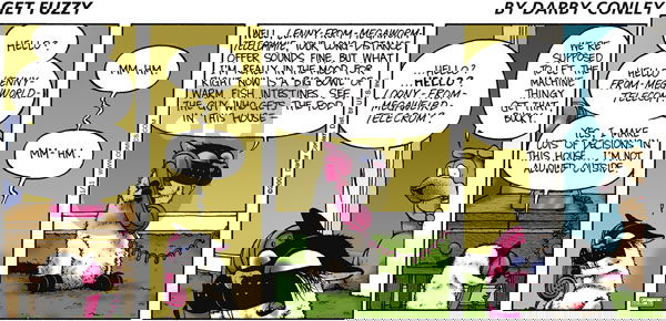 Get Fuzzy on Sunday November 11, 2001 Comic Strip