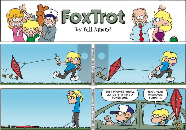 FoxTrot on Sunday September 27, 2015 Comic Strip