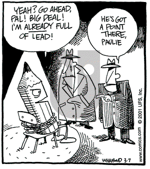 Reality Check on Wednesday March 7, 2001 Comic Strip