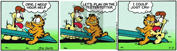 Garfield on Saturday May 3, 1986 Comic Strip