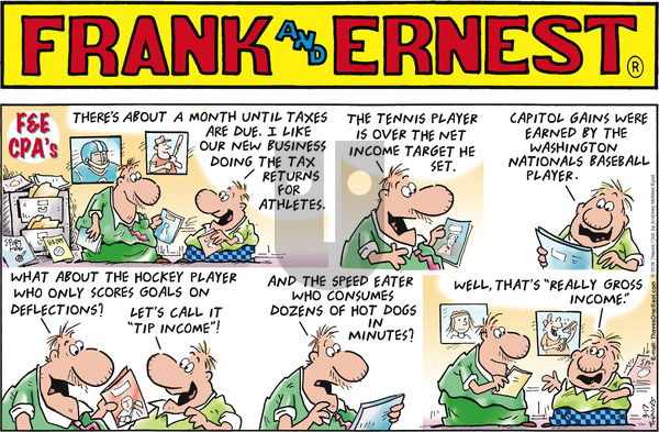 Frank and Ernest on Sunday March 17, 2019 Comic Strip