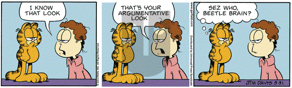 Garfield on Saturday May 31, 2003 Comic Strip