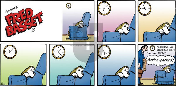 Fred Basset on Sunday January 24, 2016 Comic Strip