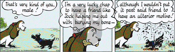 Fred Basset on Monday April 30, 2018 Comic Strip