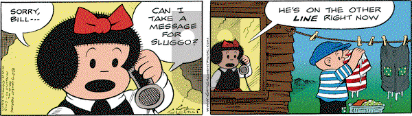 Nancy on Monday August 10, 2009 Comic Strip