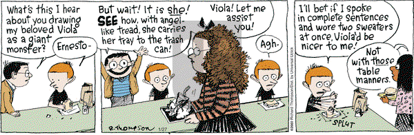 Cul de Sac on Monday January 27, 2014 Comic Strip