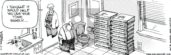 Non Sequitur on Thursday December 14, 2000 Comic Strip