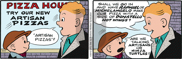 Nancy on Saturday March 24, 2018 Comic Strip
