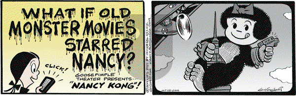 Nancy on Thursday October 23, 2014 Comic Strip