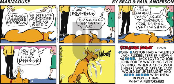 Marmaduke on Sunday July 16, 2017 Comic Strip