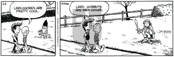 Grand Avenue on Saturday April 3, 2004 Comic Strip
