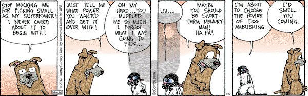 Get Fuzzy on Thursday January 12, 2012 Comic Strip
