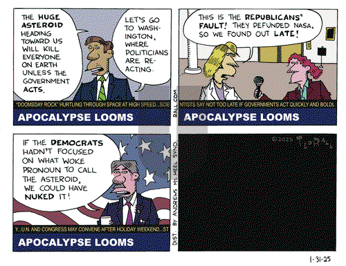 Ted Rall on Friday January 31, 2025 Comic Strip
