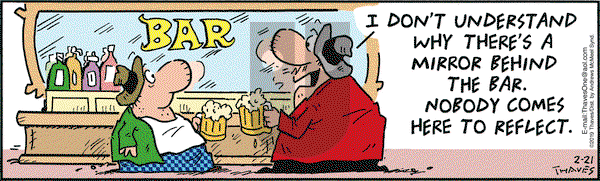 Frank and Ernest on Thursday February 21, 2019 Comic Strip