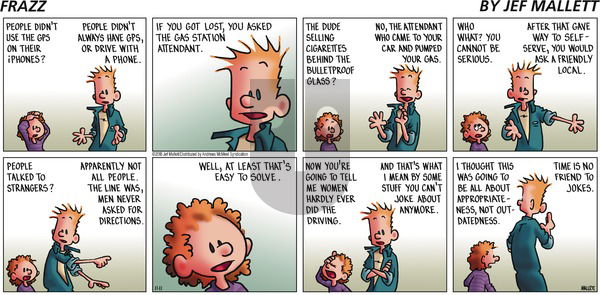 Frazz on Sunday November 11, 2018 Comic Strip