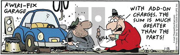 Frank and Ernest on Friday January 18, 2013 Comic Strip