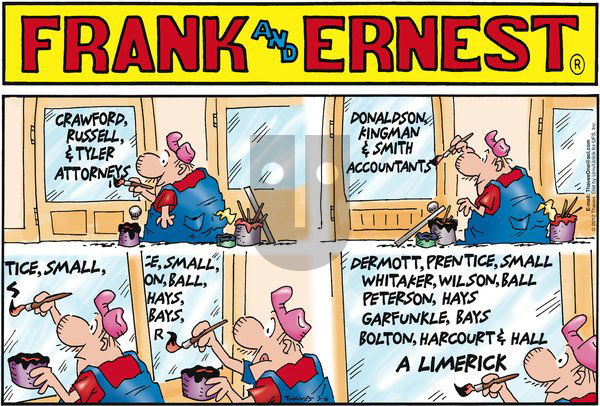 Frank and Ernest on Sunday May 6, 2012 Comic Strip