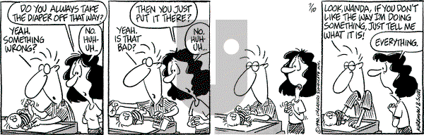 Baby Blues on Tuesday July 10, 1990 Comic Strip