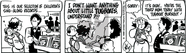Rose is Rose on Saturday December 17, 1988 Comic Strip