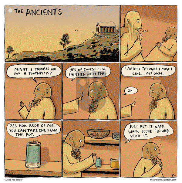 The Ancients on Thursday August 28, 2025 Comic Strip