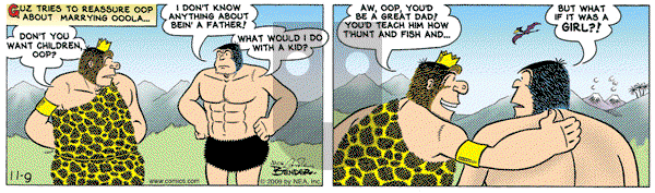 Alley Oop on Monday November 9, 2009 Comic Strip